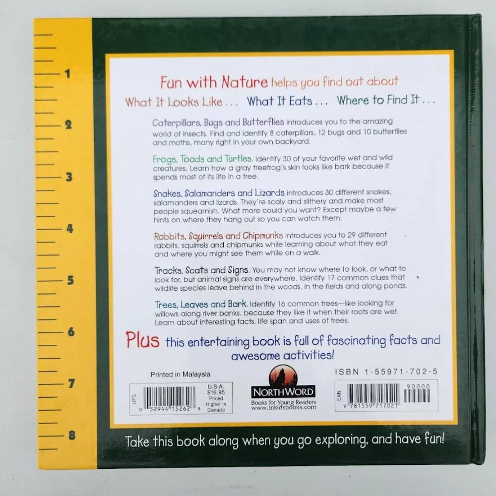 More Fun With Nature Take Along Guides Field Guide Hardcover Book Activity Craft